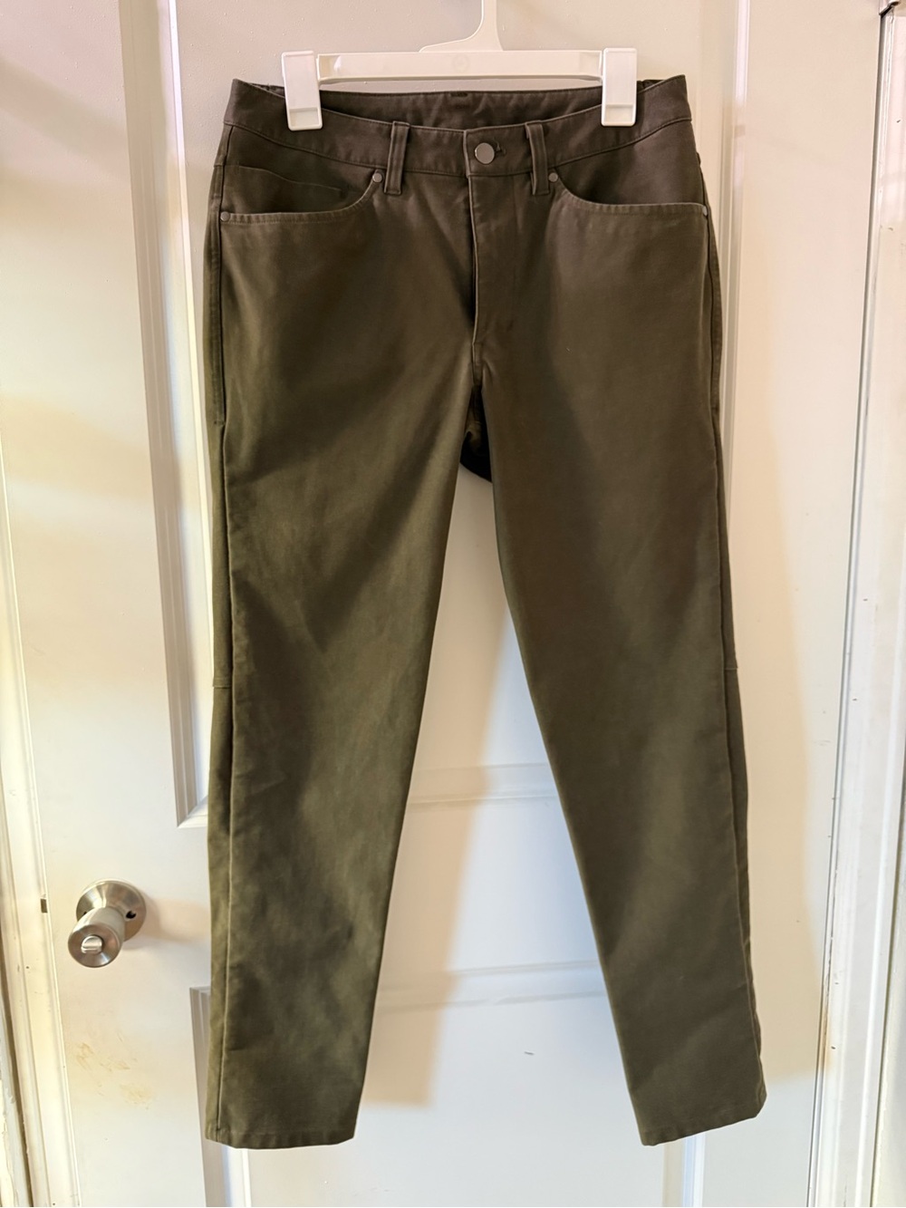 lululemon athletica Men's Olive Chinos - Slim Straight